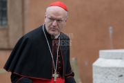 Vatican City: Cardinal Erdo from Hungary - IX Congregation of Cardinals before the election of Pope Francis. Photo: Gustavo Kralj/GaudiumpressImages