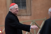 Vatican City : Cardinal Scola - VII general congregation of Cardinals before the election of Pope Francis. Photo: Gustavo Kralj/Gaudiumpress