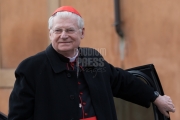 Vatican City : Cardinal Scola - VII general congregation of Cardinals before the election of Pope Francis. Photo: Gustavo Kralj/Gaudiumpress