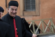Vatican City : His Beatitude Moran MorBechara Boutros al-RahiCardinalPatriarch of Antioch. VII general congregation of Cardinals before the election of Pope Francis. Photo: Gustavo Kralj/Gaudiumpress