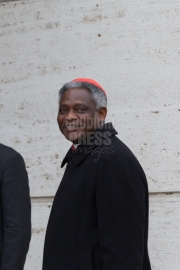 Vatican City : cardinal Peter Kodwo Appiah Turkson - VII general congregation of Cardinals before the election of Pope Francis. Photo: Gustavo Kralj/Gaudiumpress