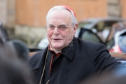 Vatican City: CArdinal Carlos Amigo Vallejo - IX Congregation of Cardinals before the election of Pope Francis. Photo: Gustavo Kralj/GaudiumpressImages