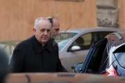 Vatican City: cardinal archbishop of Buenos Aires, Jorge Mario Bergoglio - Jorge Mario Bergoglio SJ, created 21 February 2001, ceased 13 March 2013, upon his election as Pope Francis -  IX Congregation of Cardinals before the election of Pope Francis. Photo: Gustavo Kralj/GaudiumpressImages