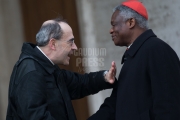 Rome Cardinals Turkson and Barbarin -
