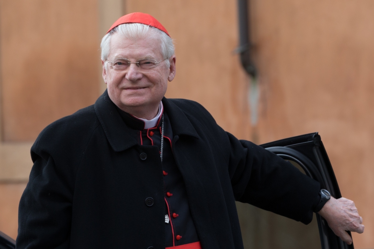 Vatican City : Cardinal Scola - VII general congregation of Cardinals before the election of Pope Francis. Photo: Gustavo Kralj/Gaudiumpress
