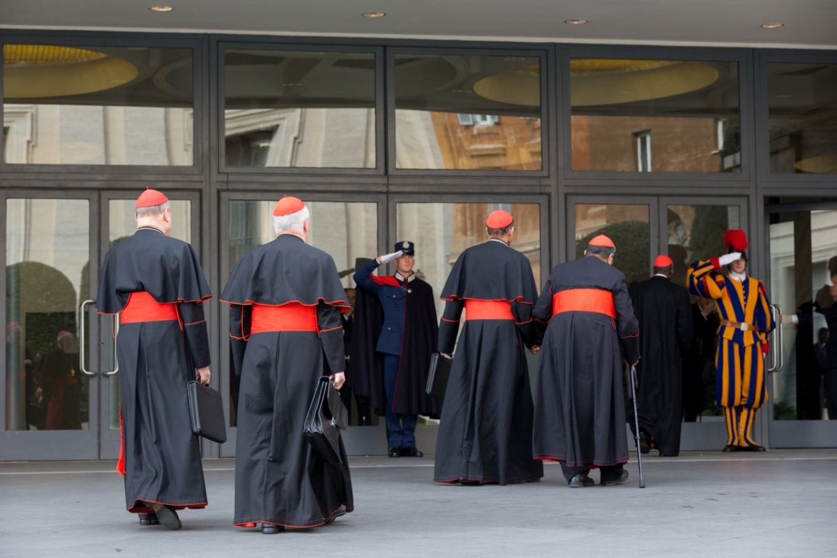 Vatican City : VII general congregation of Cardinals before the election of Pope Francis. Photo: Gustavo Kralj/Gaudiumpress