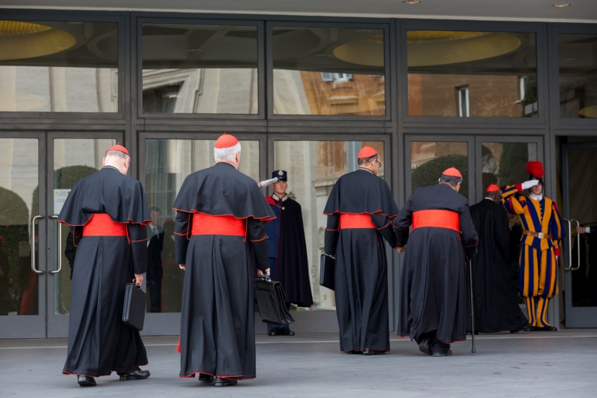 Vatican City : VII general congregation of Cardinals before the election of Pope Francis. Photo: Gustavo Kralj/Gaudiumpress