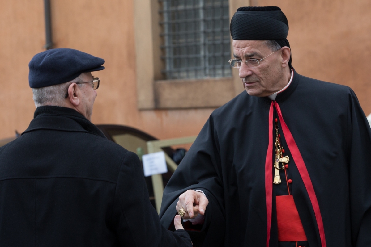 Vatican City : His Beatitude Moran MorBechara Boutros al-RahiCardinalPatriarch of Antioch. VII general congregation of Cardinals before the election of Pope Francis. Photo: Gustavo Kralj/Gaudiumpress