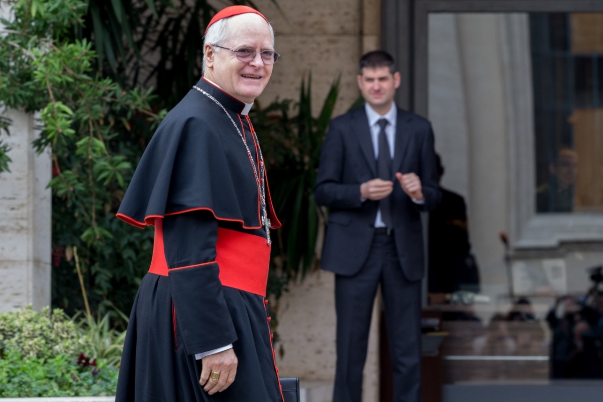 Vatican City :  Cardinal Odilo Scherer - VII general congregation of Cardinals before the election of Pope Francis. Photo: Gustavo Kralj/Gaudiumpress