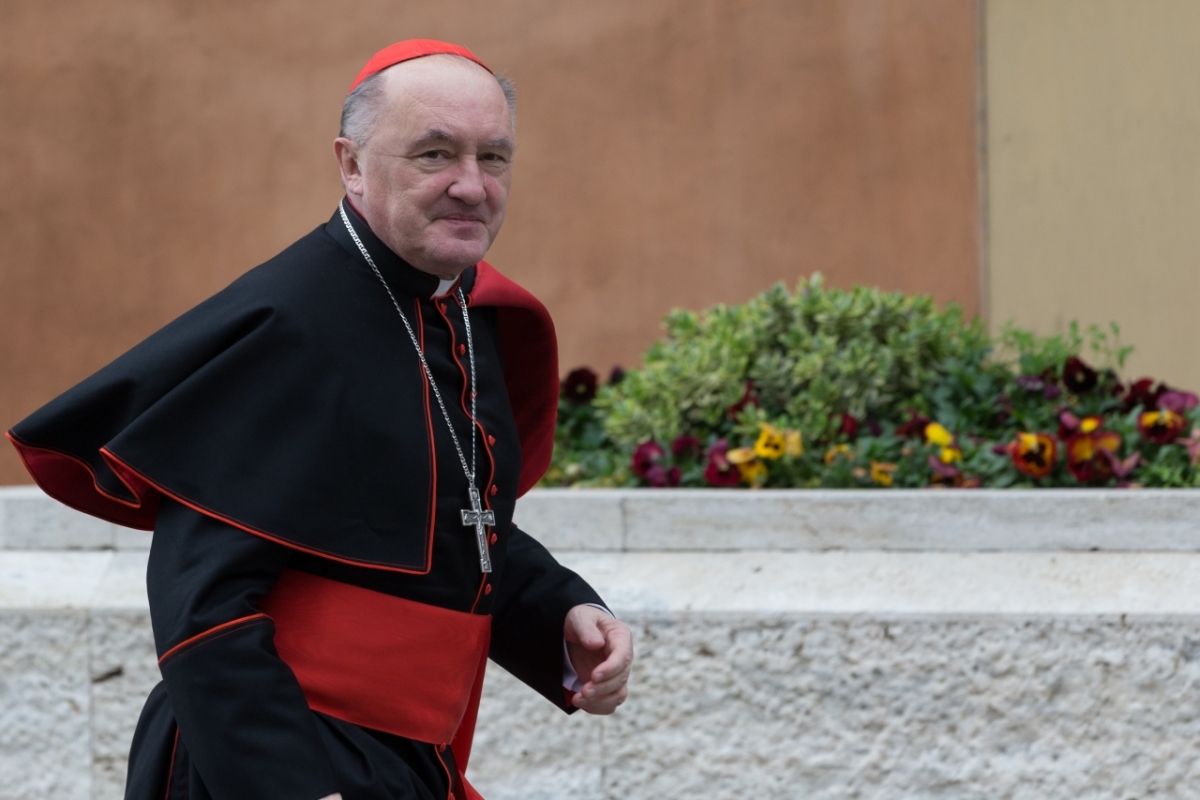 Vatican City : Cardinal Nicz - VII general congregation of Cardinals before the election of Pope Francis. Photo: Gustavo Kralj/Gaudiumpress