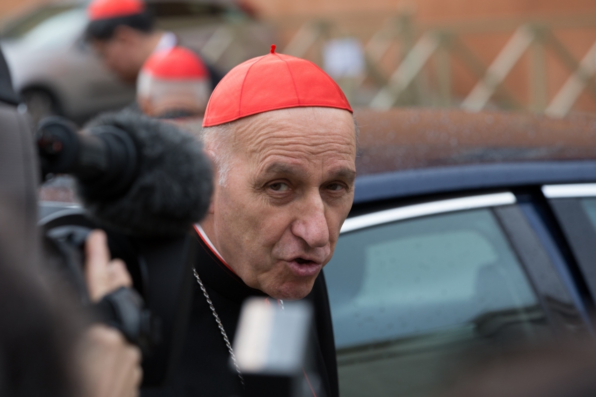 Vatican City: Cardinal Severino Poletto - IX Congregation of Cardinals before the election of Pope Francis. Photo: Gustavo Kralj/GaudiumpressImages