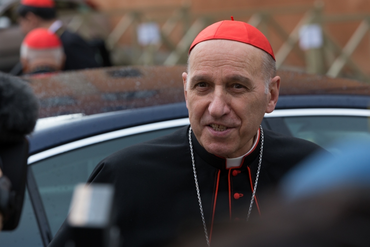 Vatican City: Cardinal Severino Poletto - IX Congregation of Cardinals before the election of Pope Francis. Photo: Gustavo Kralj/GaudiumpressImages