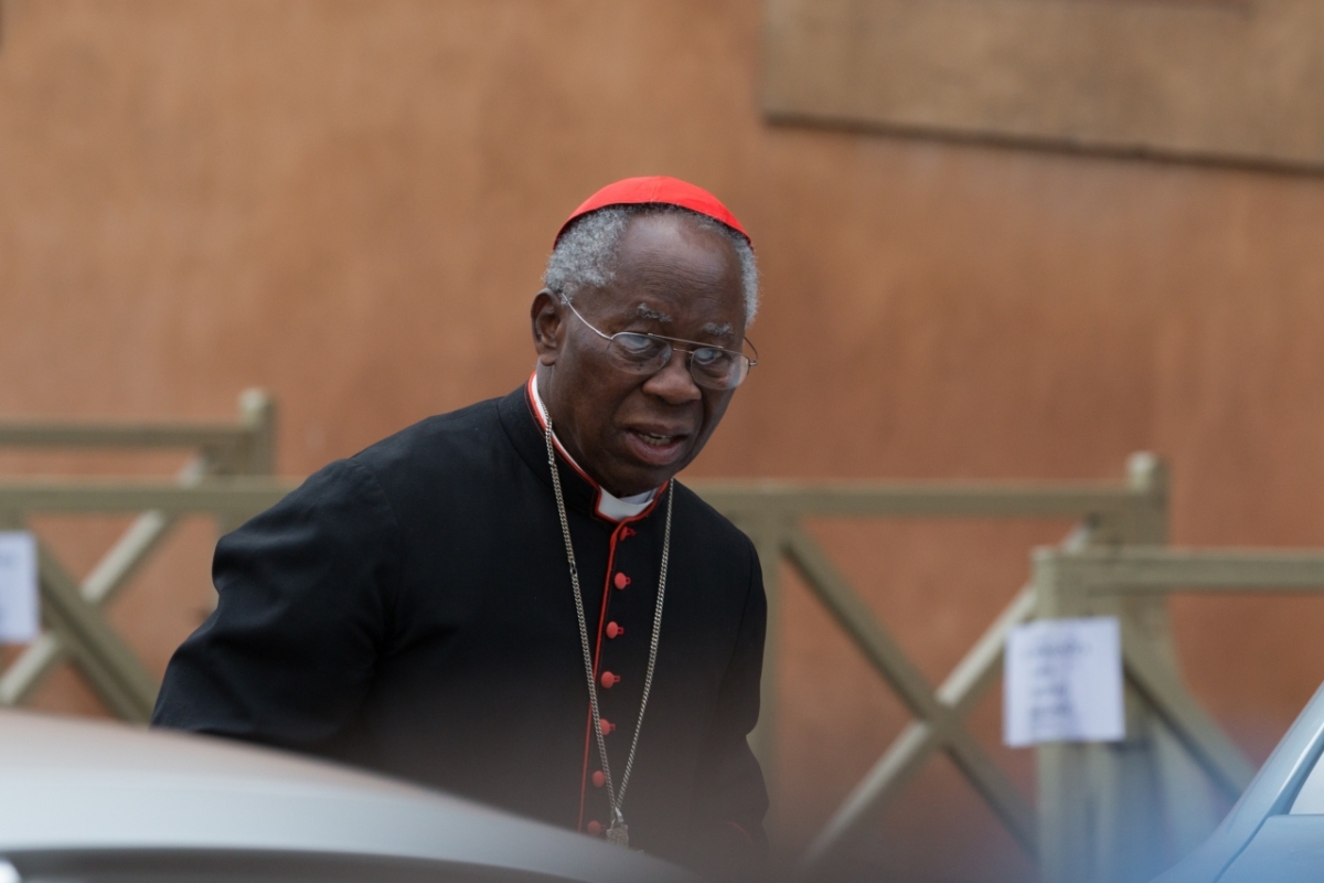 Vatican City: Cardinal Robert Sarah - IX Congregation of Cardinals before the election of Pope Francis. Photo: Gustavo Kralj/GaudiumpressImages