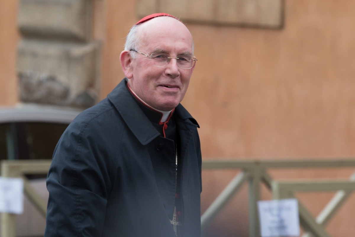 Vatican City: cardinal Seán Baptist Brady - IX Congregation of Cardinals before the election of Pope Francis. Photo: Gustavo Kralj/GaudiumpressImages