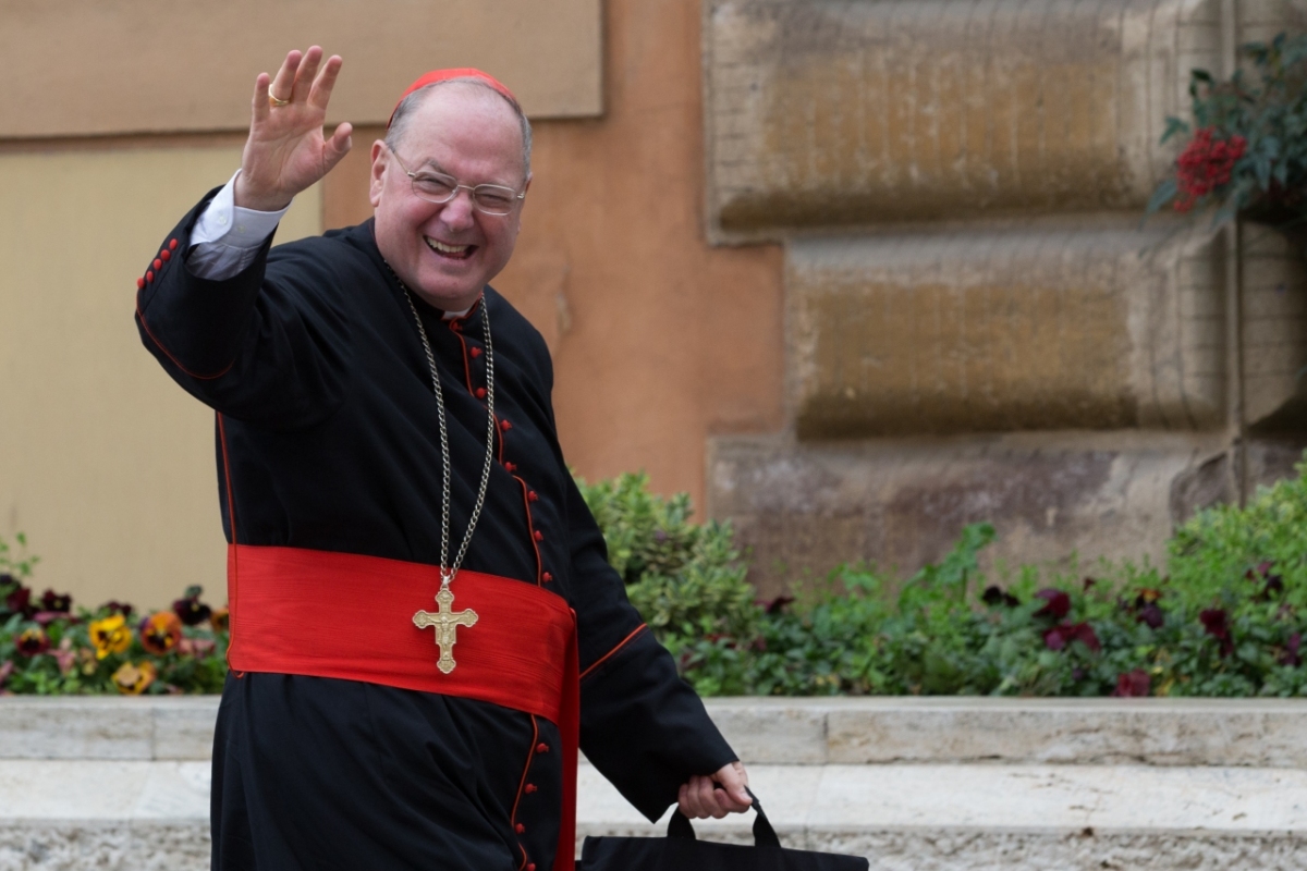 Vatican City: cardinal Dolan -  IX Congregation of Cardinals before the election of Pope Francis. Photo: Gustavo Kralj/GaudiumpressImages