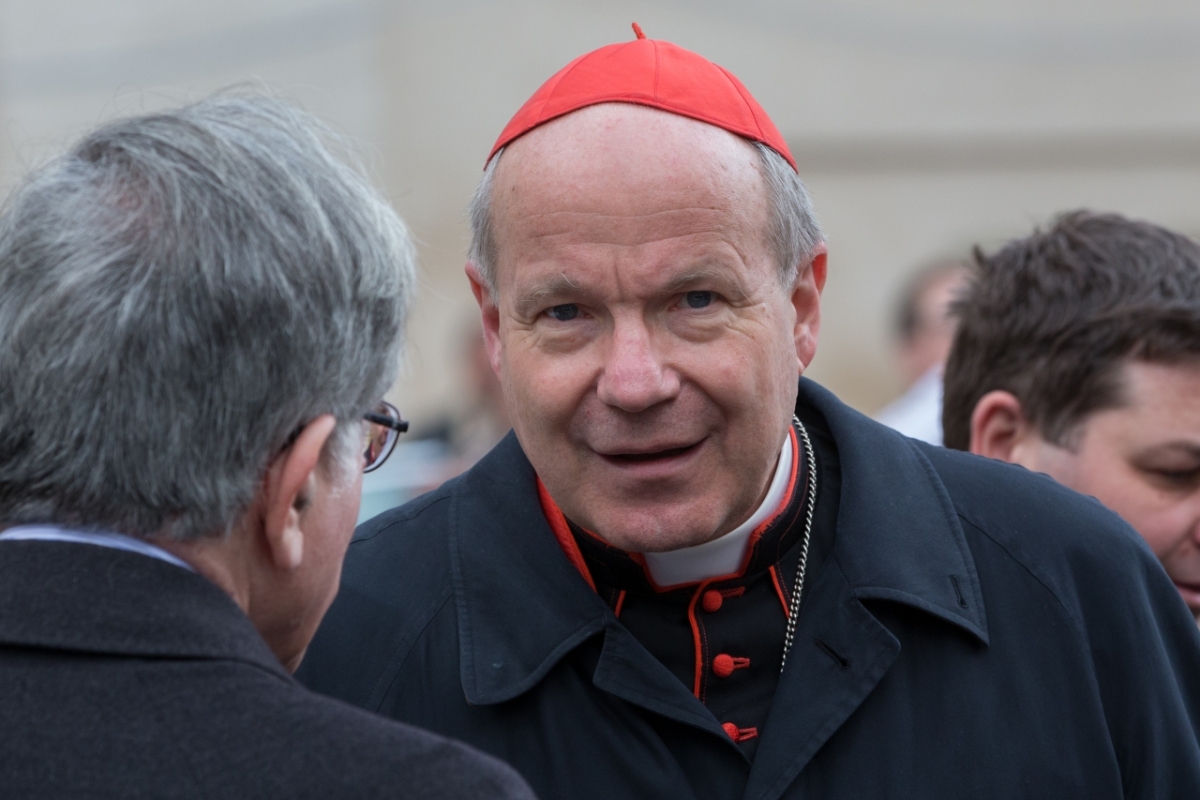 Vatican City: Cardinal Christoph Schönborn from Austria - IX Congregation of Cardinals before the election of Pope Francis. Photo: Gustavo Kralj/GaudiumpressImages