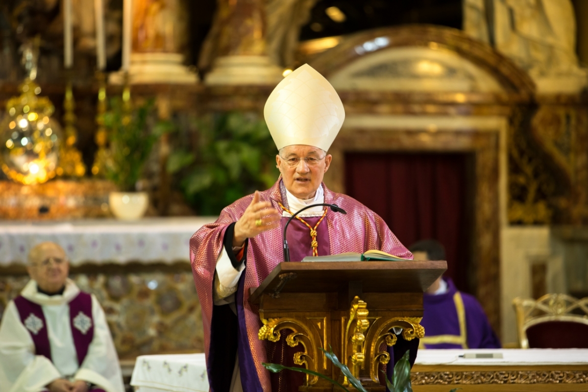 Santa Maria in Traspontina Church, Rome, Italy: Cardinal Ouellet