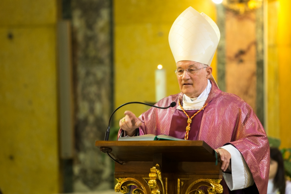 Santa Maria in Traspontina Church, Rome, Italy: Cardinal Ouellet