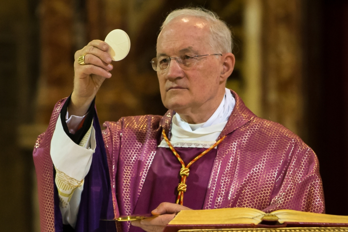 Santa Maria in Traspontina Church, Rome, Italy: Cardinal Ouellet