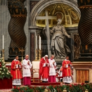 Pope Francis Pentecost Mass at St Peter's Basilica, Vatican.