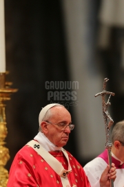 Pope Francis Pentecost Mass at St Peter's Basilica, Vatican.