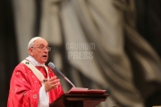 Pope Francis Pentecost Mass at St Peter's Basilica, Vatican.