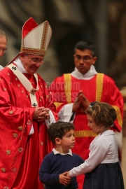 Pope Francis Pentecost Mass at St Peter's Basilica, Vatican.