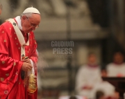 Pope Francis Pentecost Mass at St Peter's Basilica, Vatican.