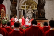 Pope Francis Pentecost Mass at St Peter's Basilica, Vatican.