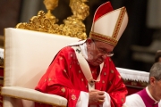 Pope Francis Pentecost Mass at St Peter's Basilica, Vatican.