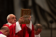 Pope Francis Pentecost Mass at St Peter's Basilica, Vatican.