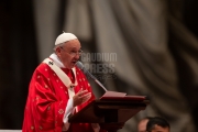 Pope Francis Pentecost Mass at St Peter's Basilica, Vatican.