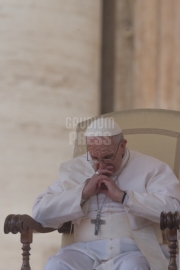 Vatican City: Pope Francis Audience  27-03-2013 - Papa Francesco Udienza generale Piazza San Pietro Citta del Vaticano . ©Gustavo Kralj/GPImages