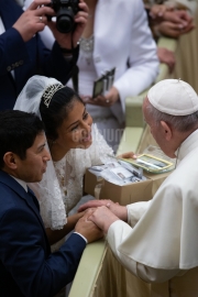 Pope Francis Audience - Paul VI room - Vatican City EDITORIAL USE ONLY