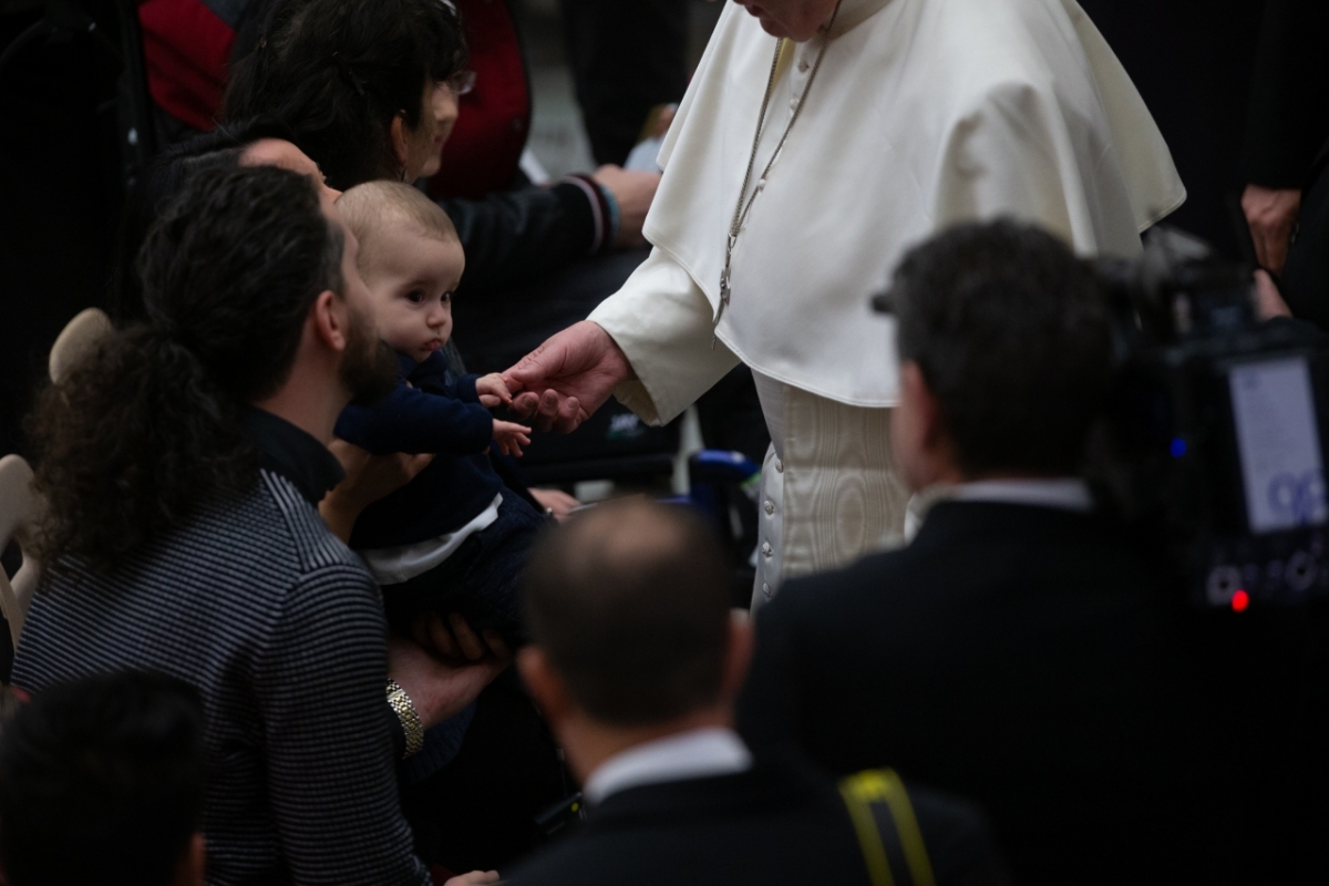 Pope Francis Audience - Paul VI room - Vatican City EDITORIAL USE ONLY