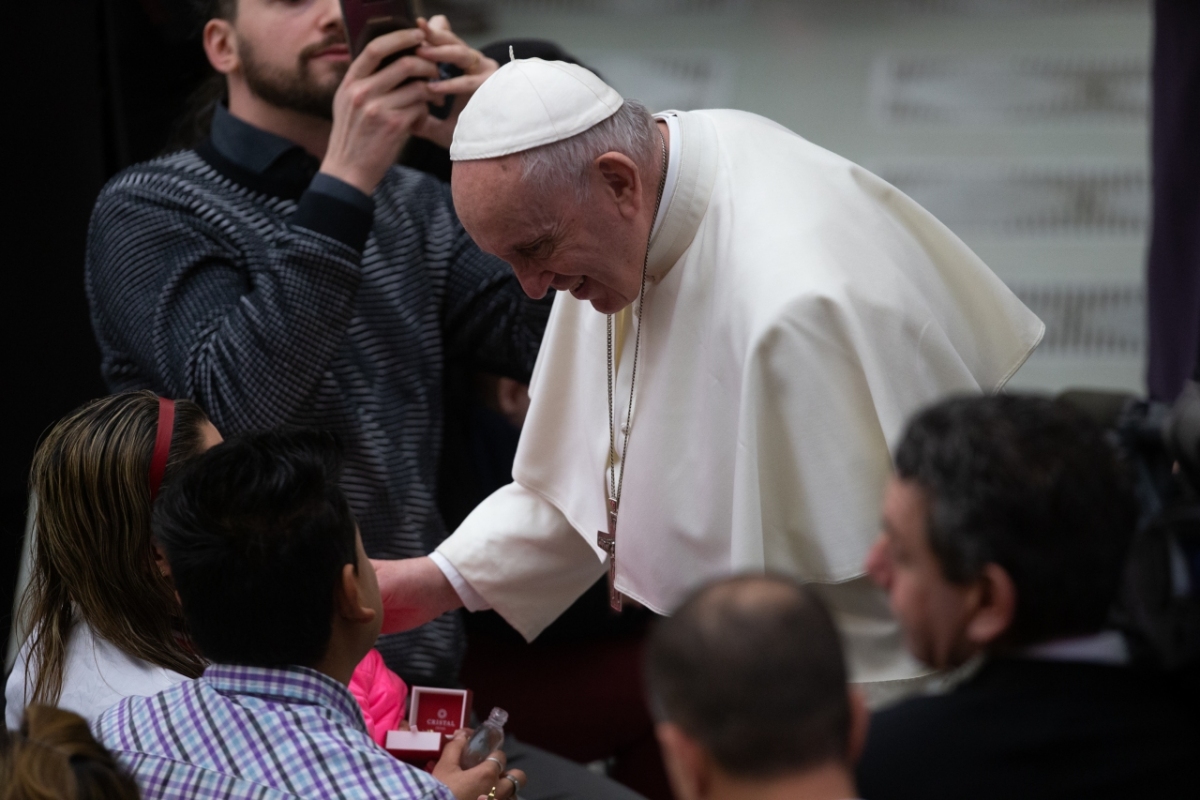 Pope Francis Audience - Paul VI room - Vatican City EDITORIAL USE ONLY