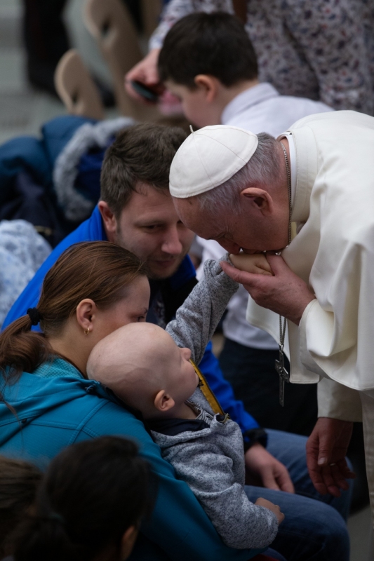 Pope Francis Audience - Paul VI room - Vatican City EDITORIAL USE ONLY