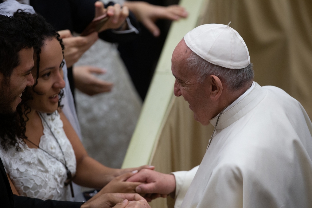 Pope Francis Audience - Paul VI room - Vatican City EDITORIAL USE ONLY