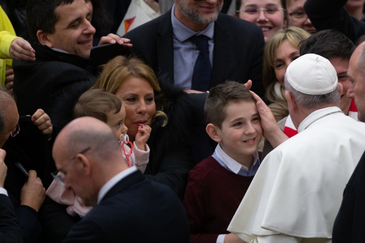 Pope Francis Audience - Paul VI room - Vatican City EDITORIAL USE ONLY