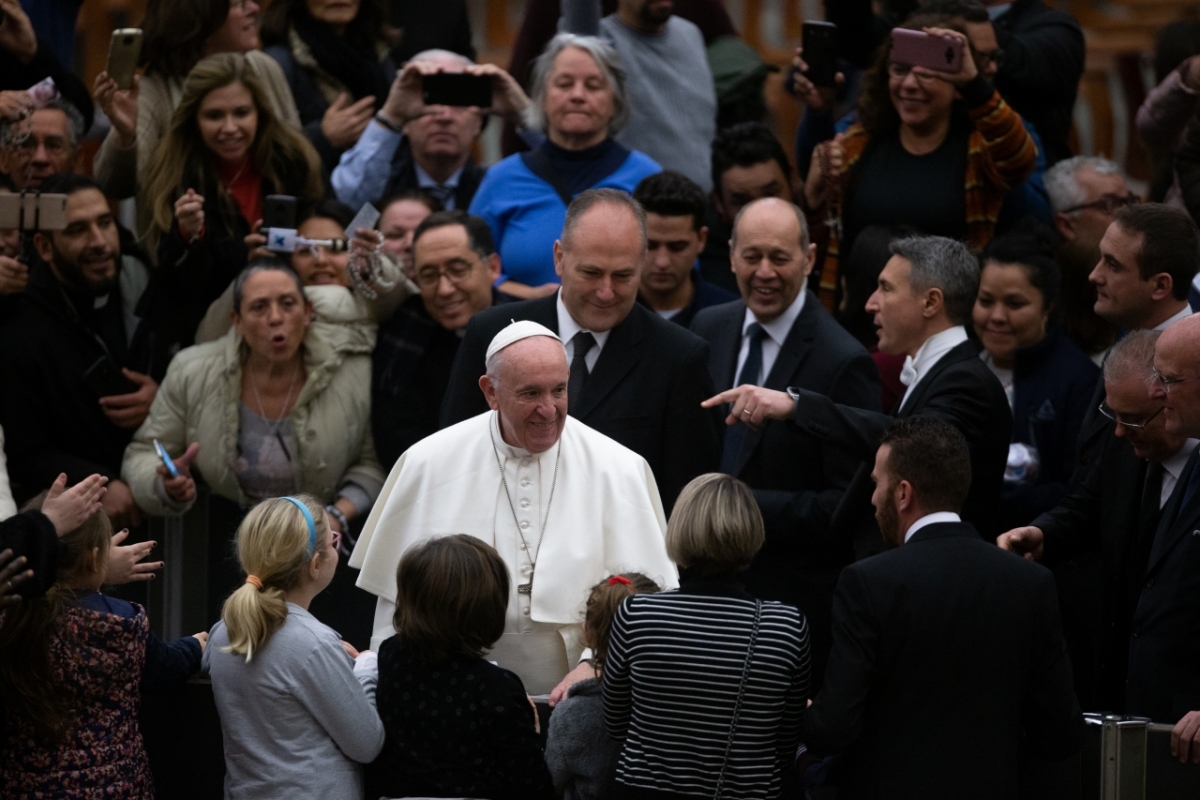 Pope Francis Audience - Paul VI room - Vatican City EDITORIAL USE ONLY