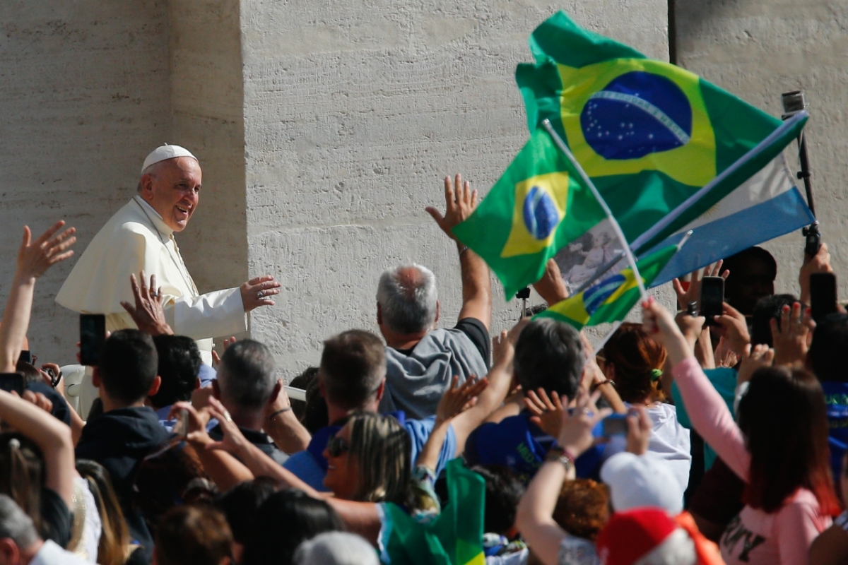 Vatican, St Peter Square: General Audience with Pope Francis. Photo: Gustavo Kralj/Gaudiumpress Images