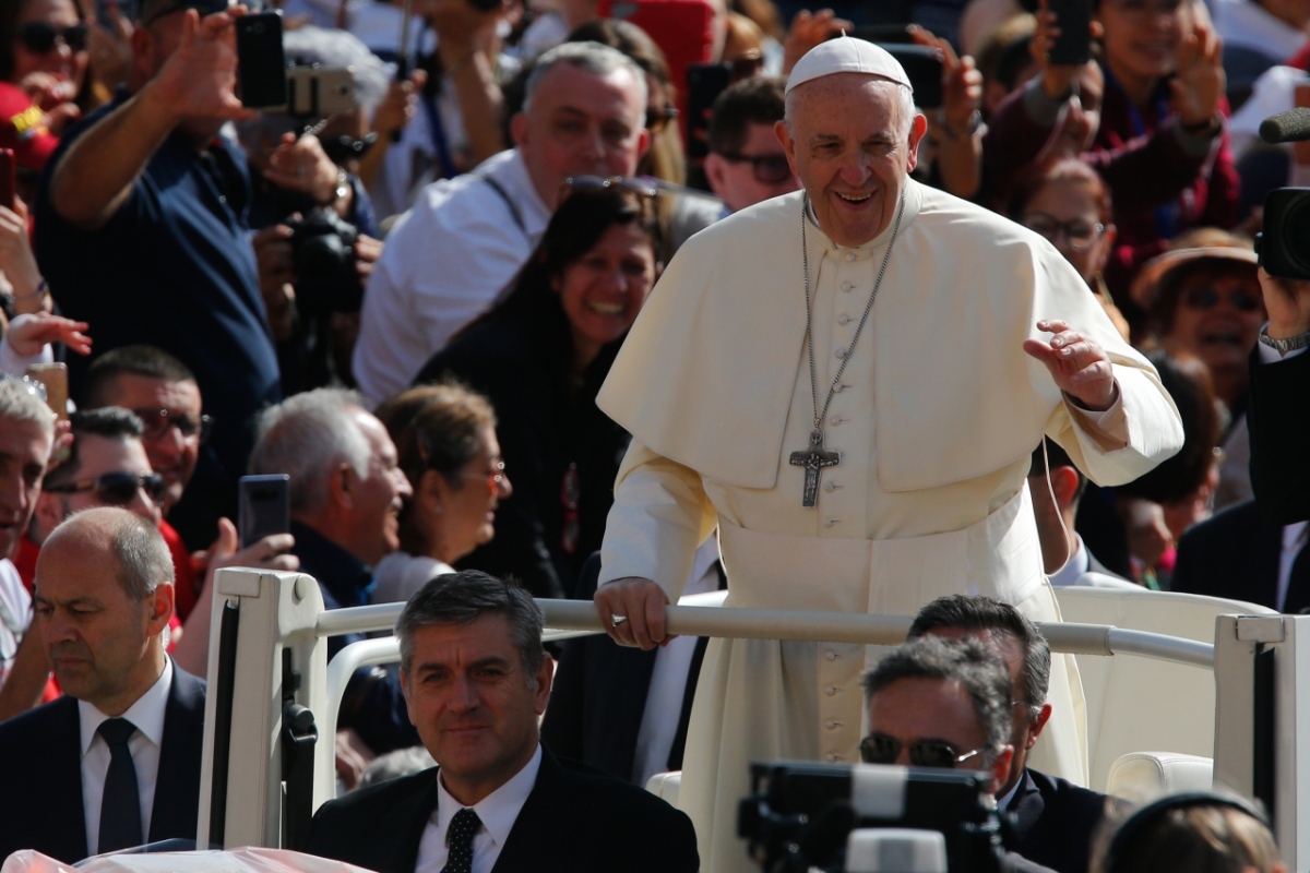 Vatican, St Peter Square: General Audience with Pope Francis. Photo: Gustavo Kralj/Gaudiumpress Images