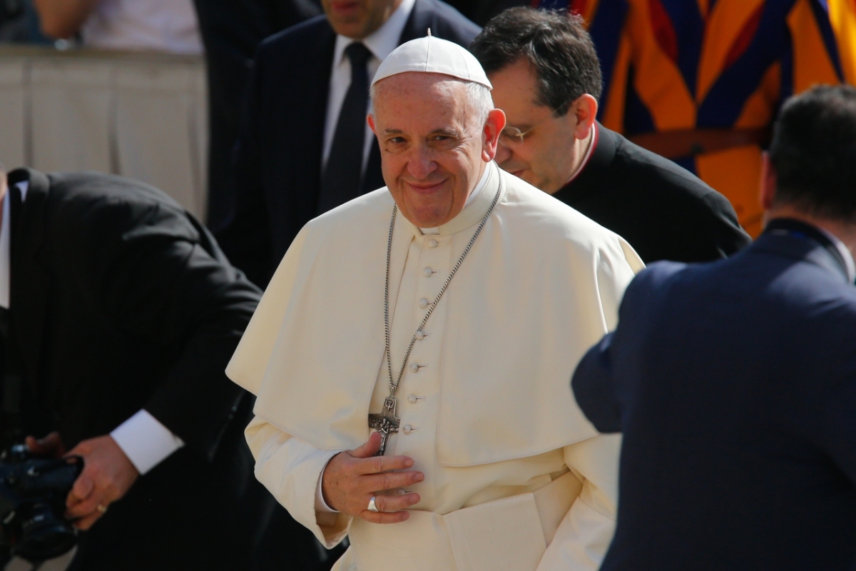 Vatican, St Peter Square: General Audience with Pope Francis. Photo: Gustavo Kralj/Gaudiumpress Images